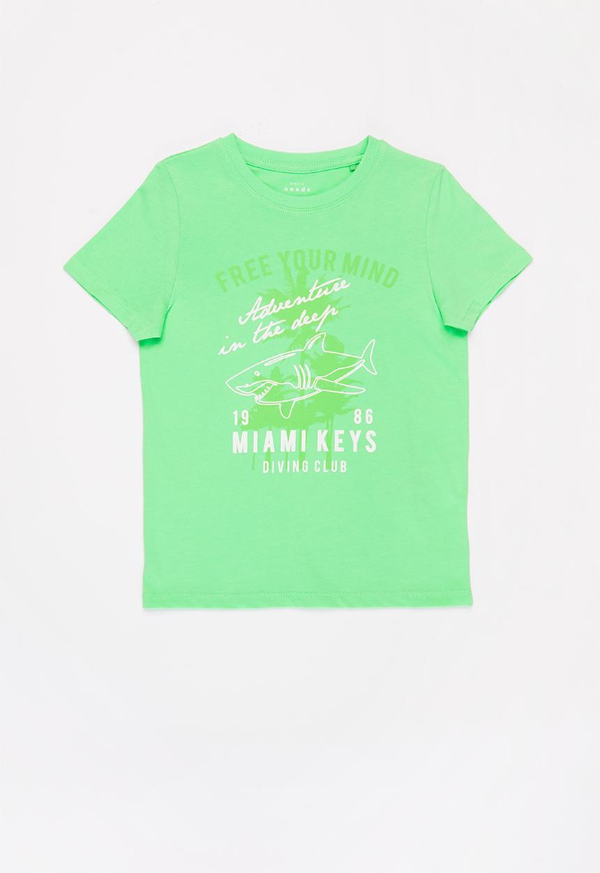 Name It - Victor short sleeve tee - green