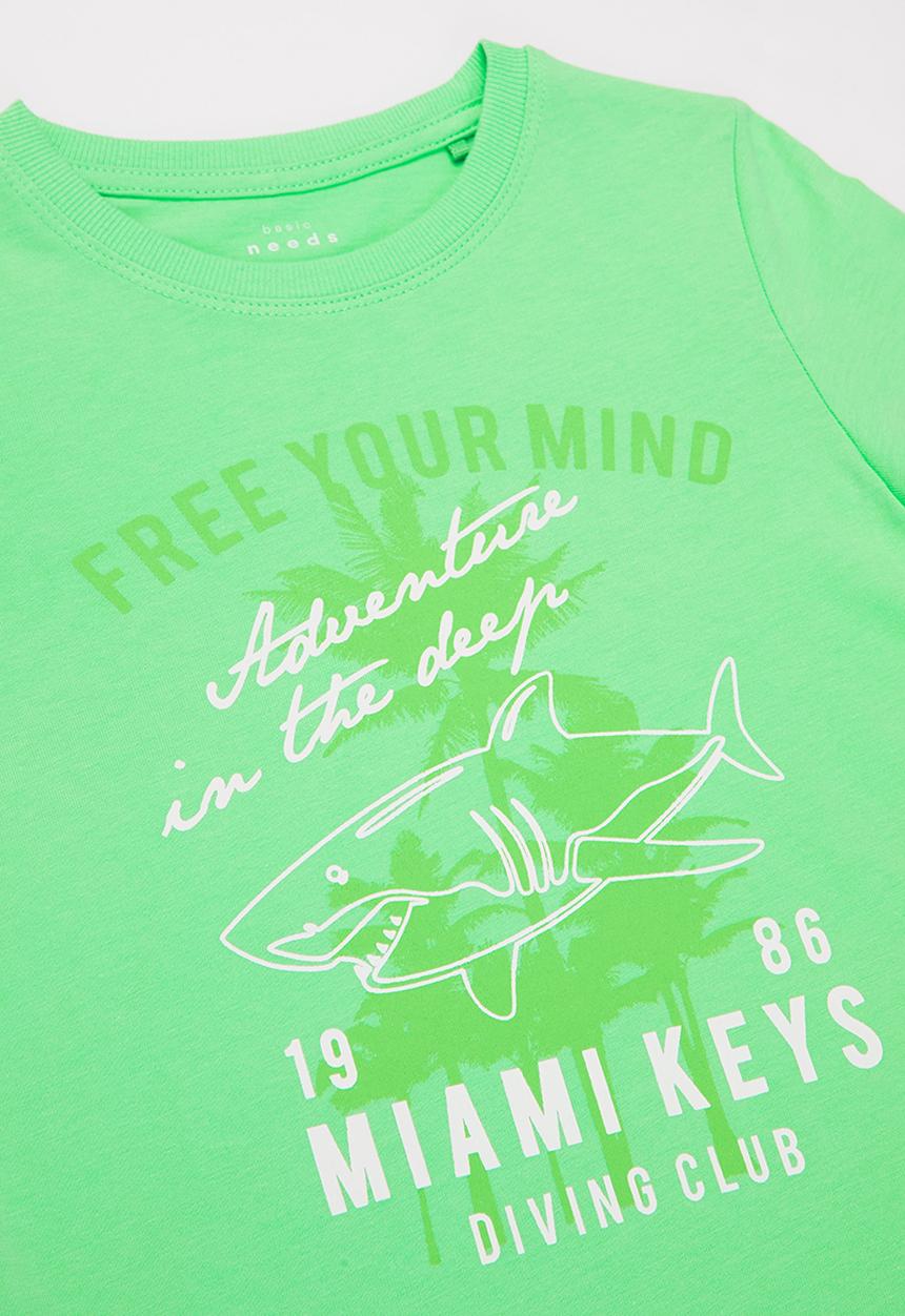 Name It - Victor short sleeve tee - green
