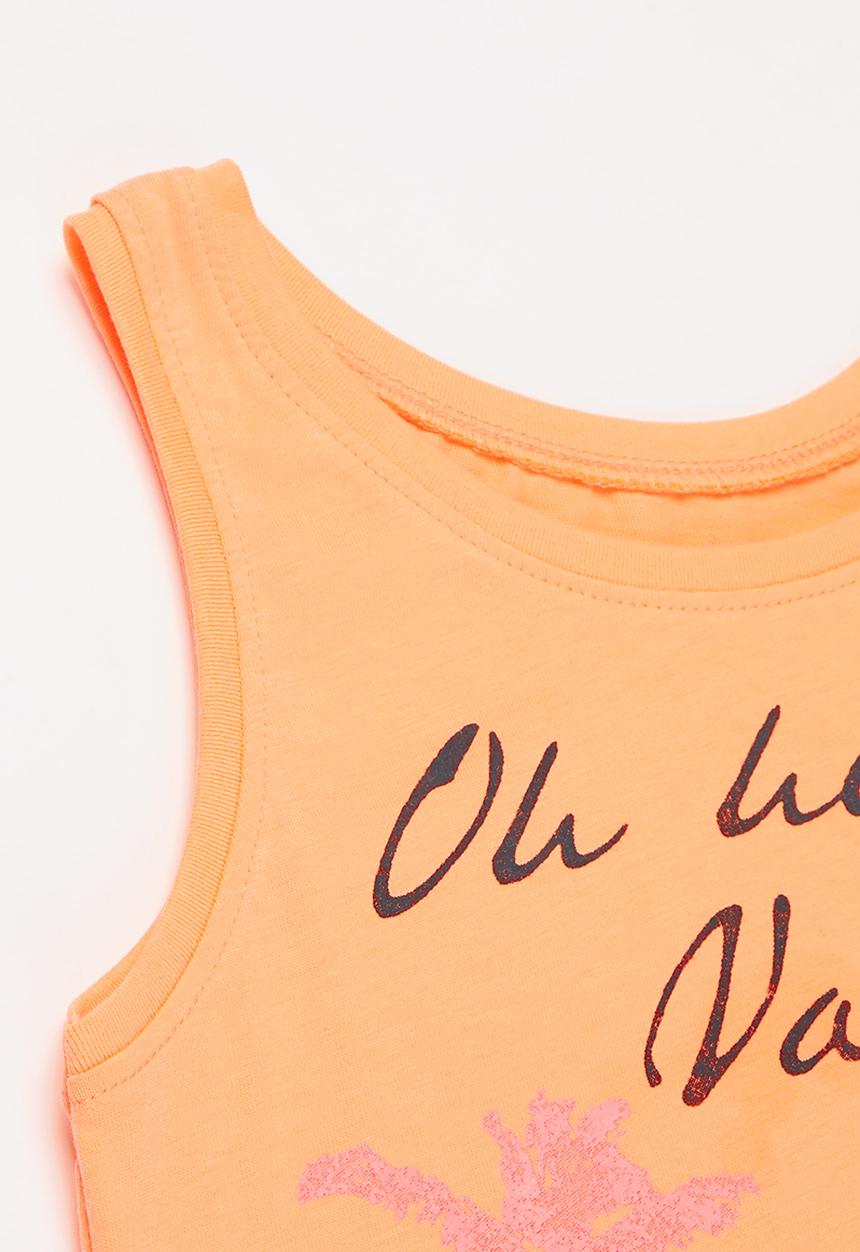 Name It - Veen tank top - orange
