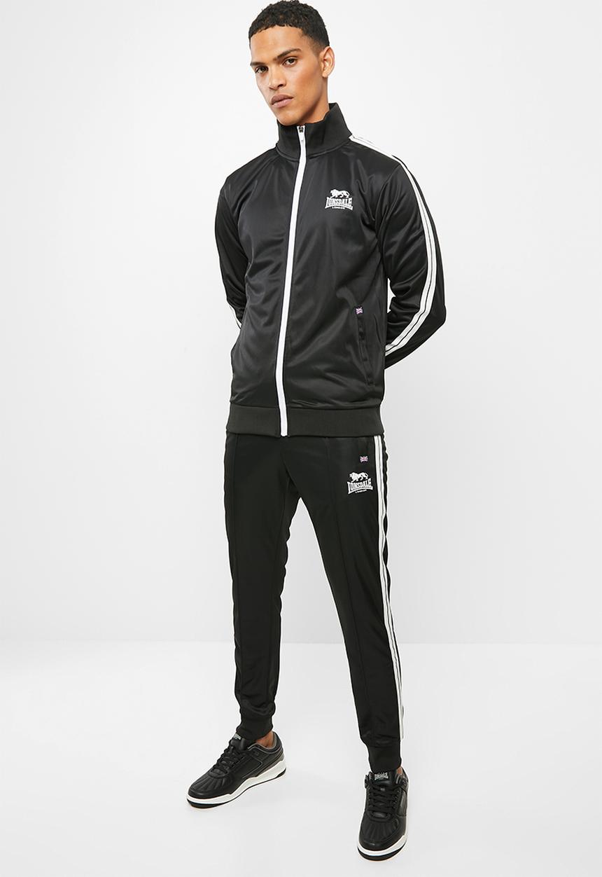 Lonsdale - Tracksuit - black & White
