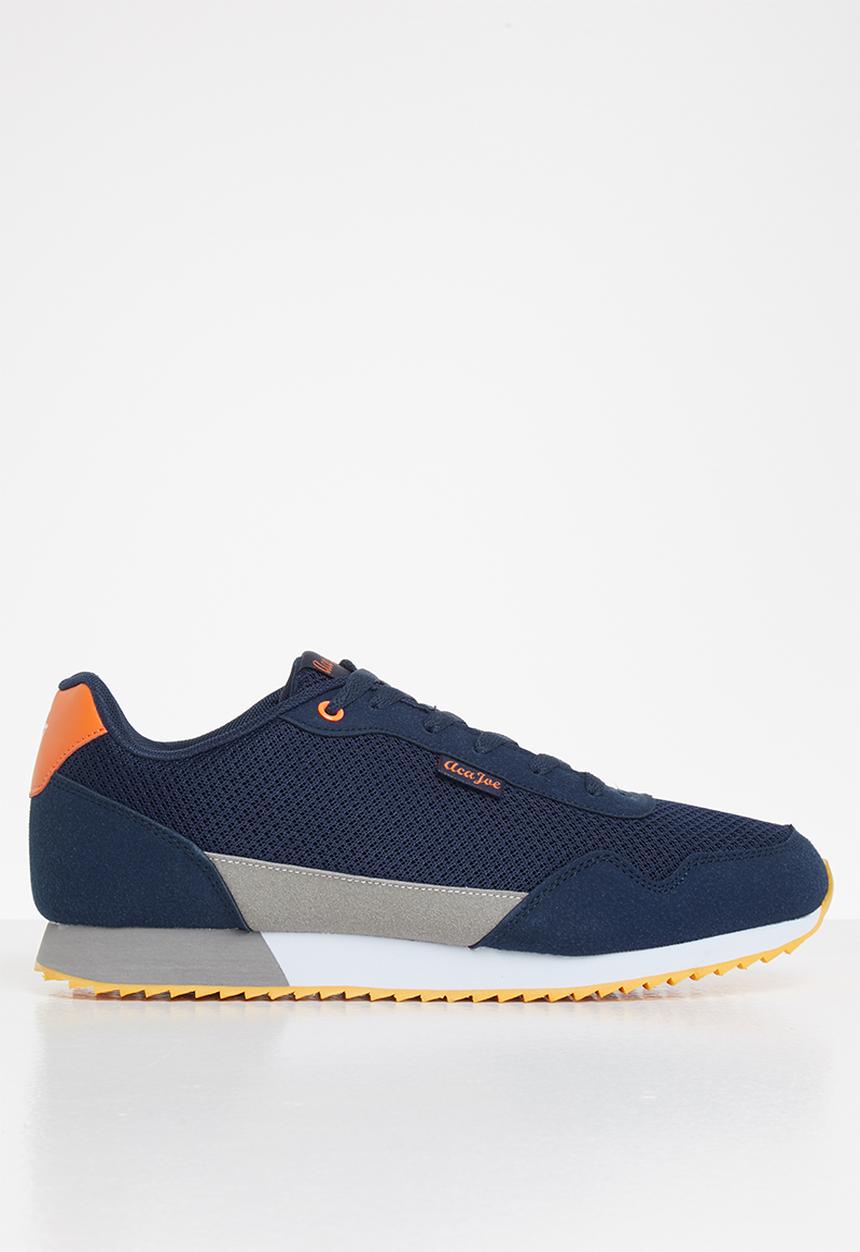 Aca Joe - Retro trainer - navy/orange