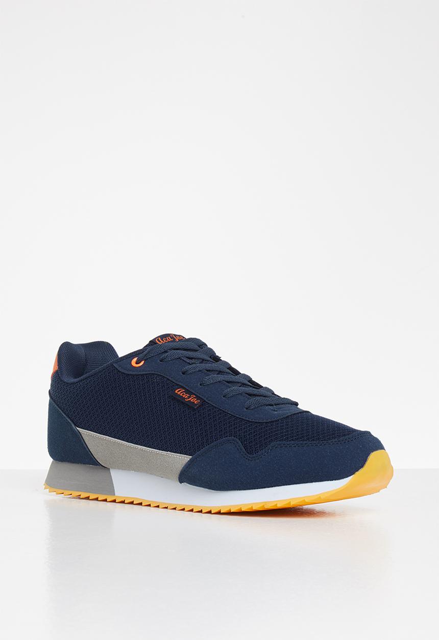 Aca Joe - Retro trainer - navy/orange