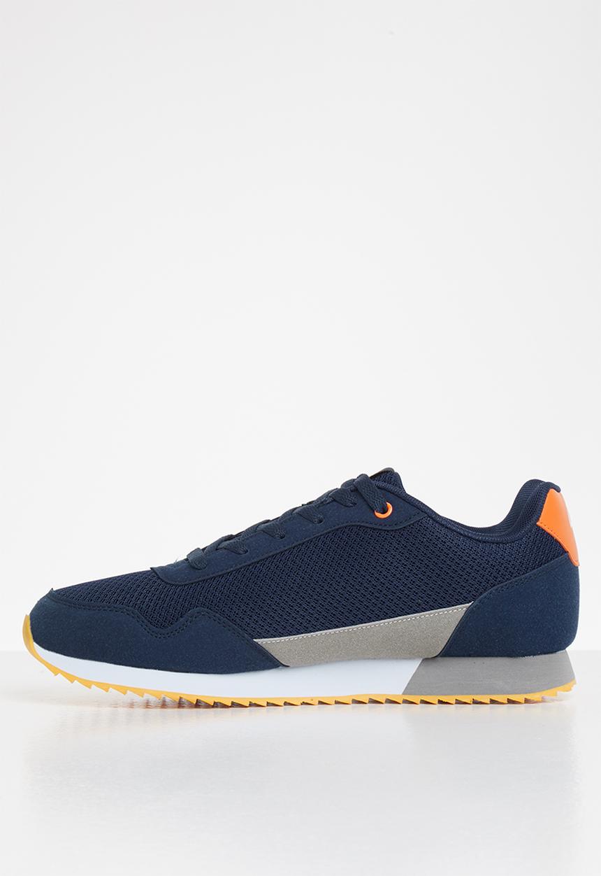 Aca Joe - Retro trainer - navy/orange