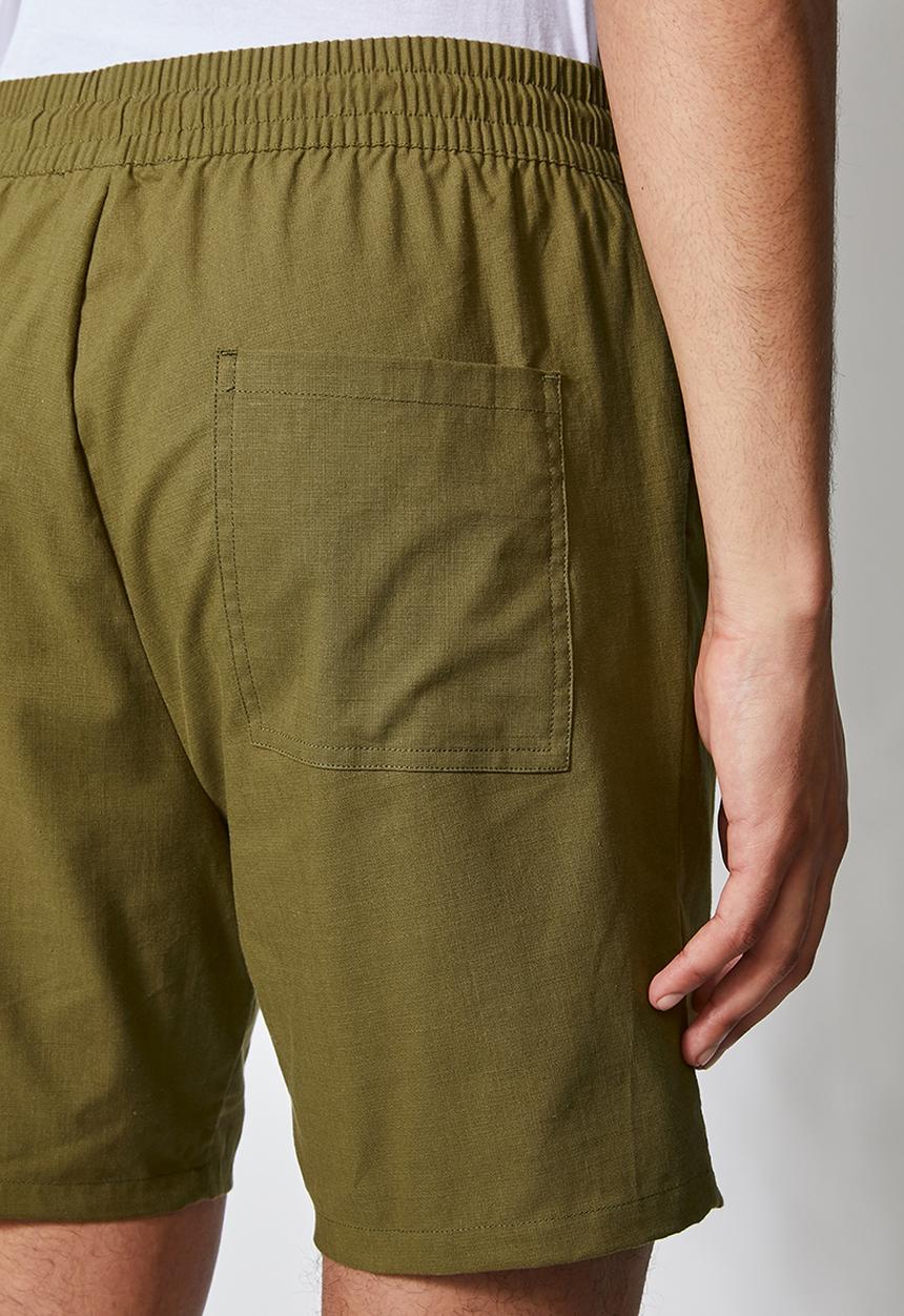 Superbalist - Summer chino short with elastic waistband - khaki