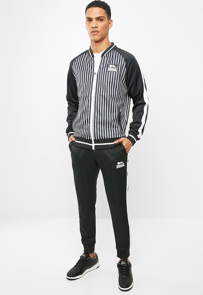 Lonsdale - Raglan sleeves - black & white