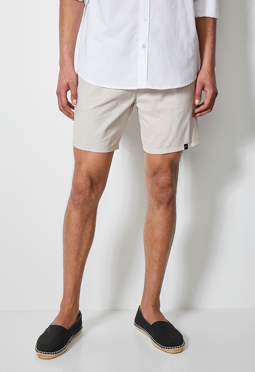 Superbalist - Summer chino short with elastic waistband - grey