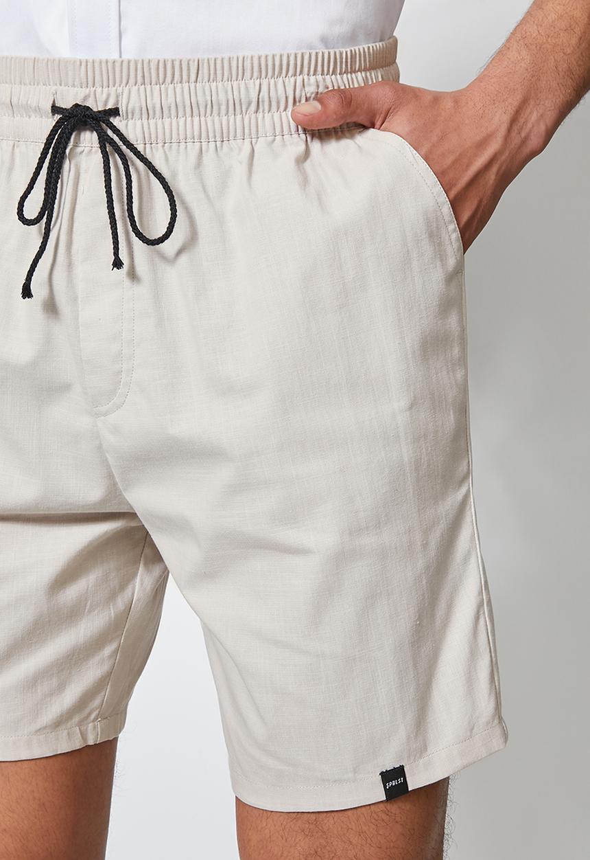 Superbalist - Summer chino short with elastic waistband - grey