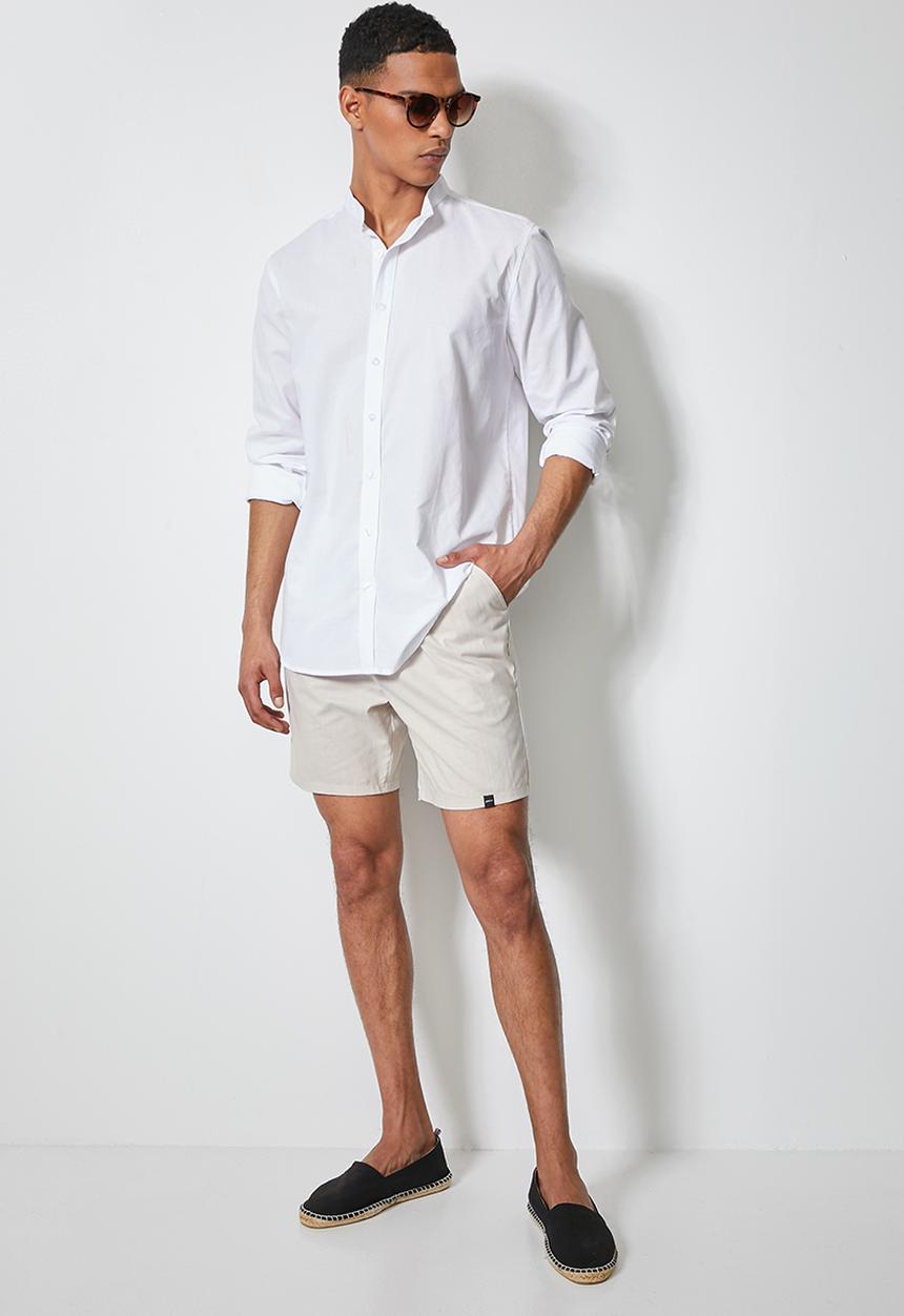 Superbalist - Summer chino short with elastic waistband - grey