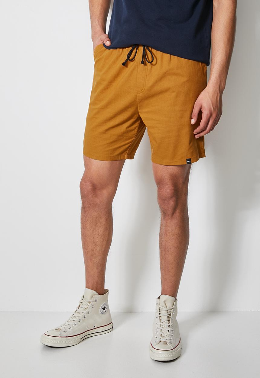 Superbalist - Summer chino short with elastic waistband - brown