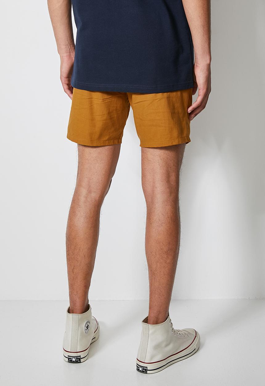 Superbalist - Summer chino short with elastic waistband - brown
