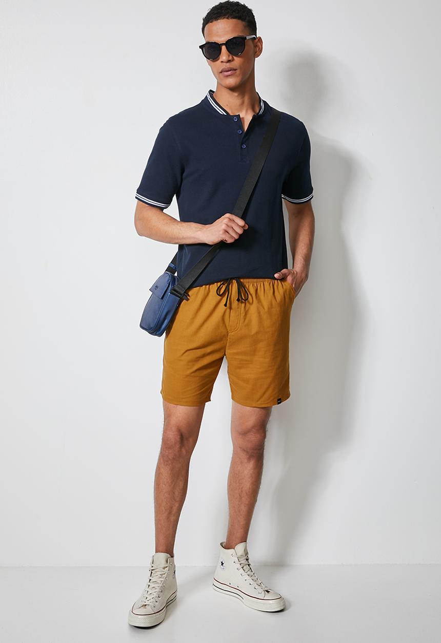Superbalist - Summer chino short with elastic waistband - brown