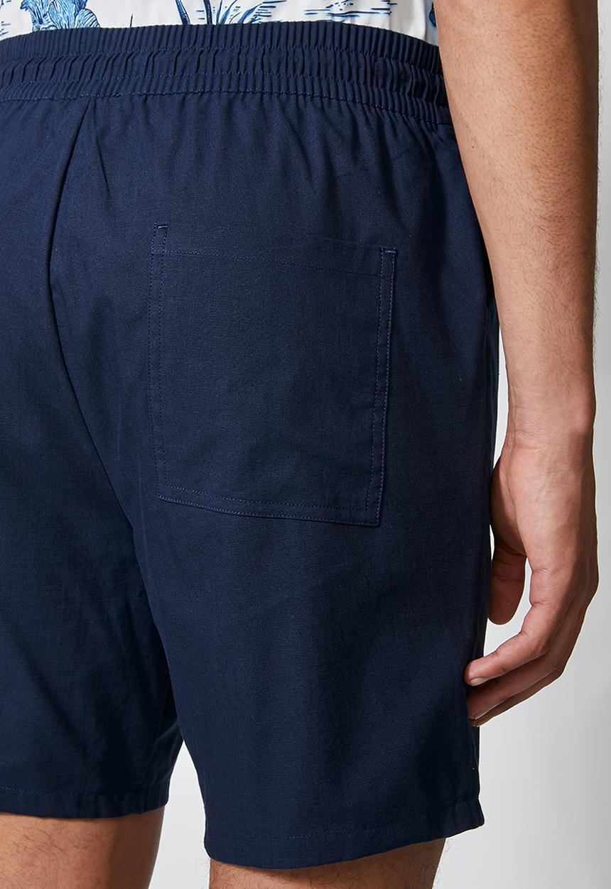 Superbalist - Summer chino short with elastic waistband - navy