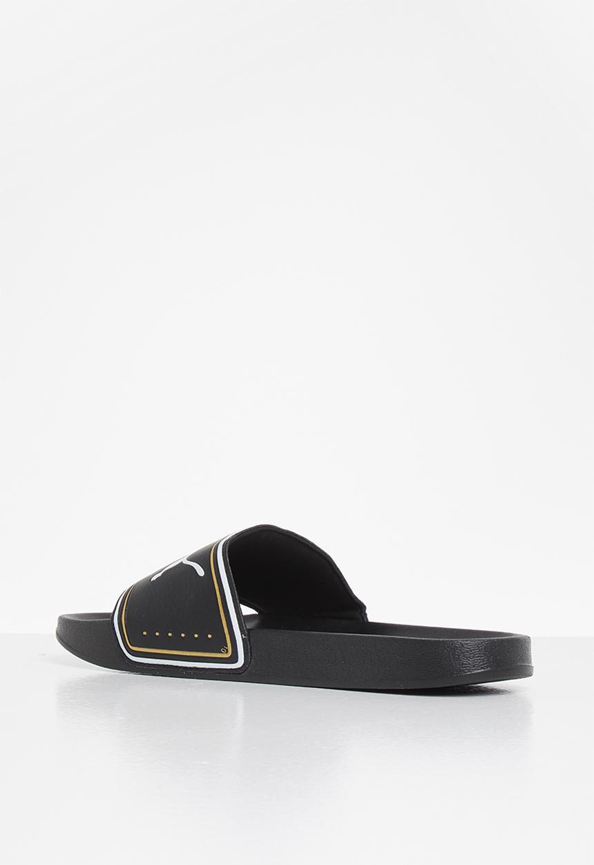 PUMA - Leadcat slide - black/gold