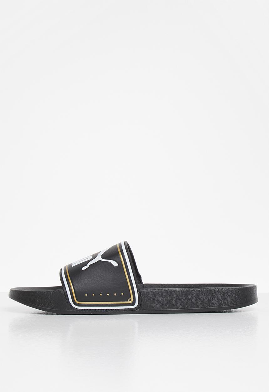 PUMA - Leadcat slide - black/gold