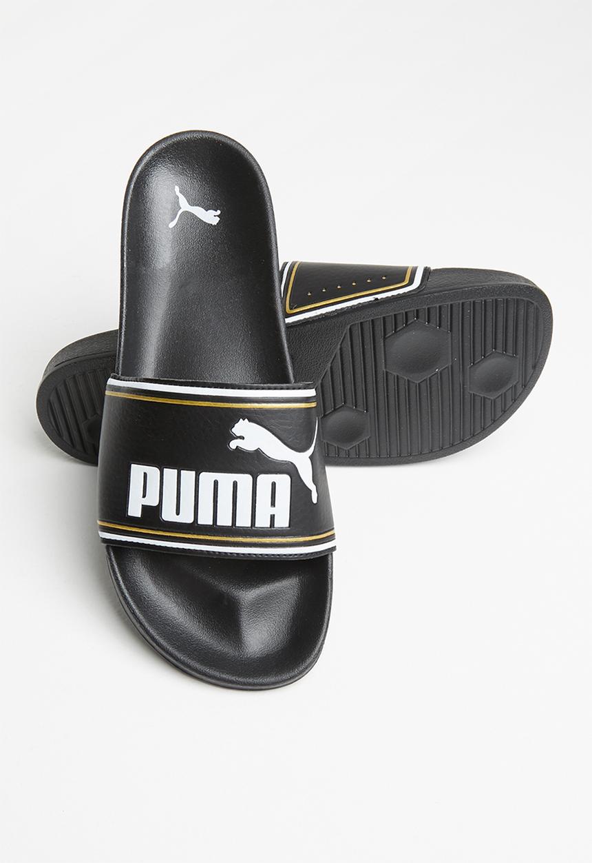 PUMA - Leadcat slide - black/gold