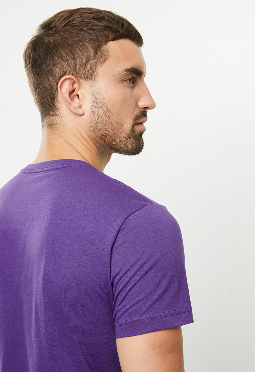 Diesel  - T-diego-logo T-shirt - purple