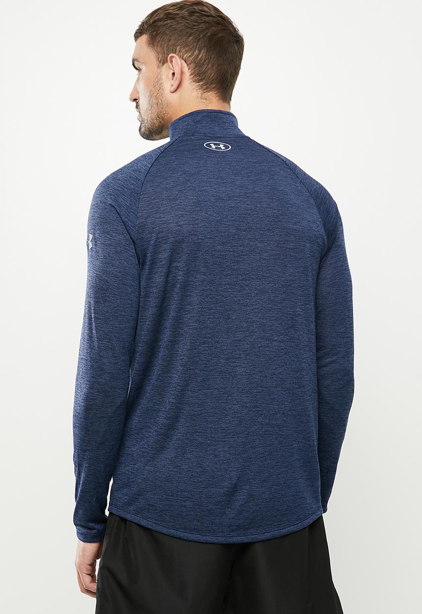 Under Armour - UA Project ROCK Tech 1/2 zip top - navy