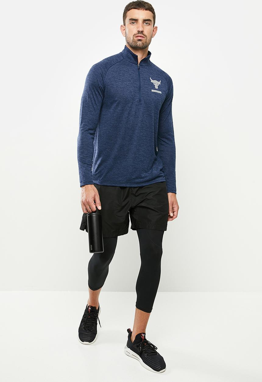 Under Armour - UA Project ROCK Tech 1/2 zip top - navy