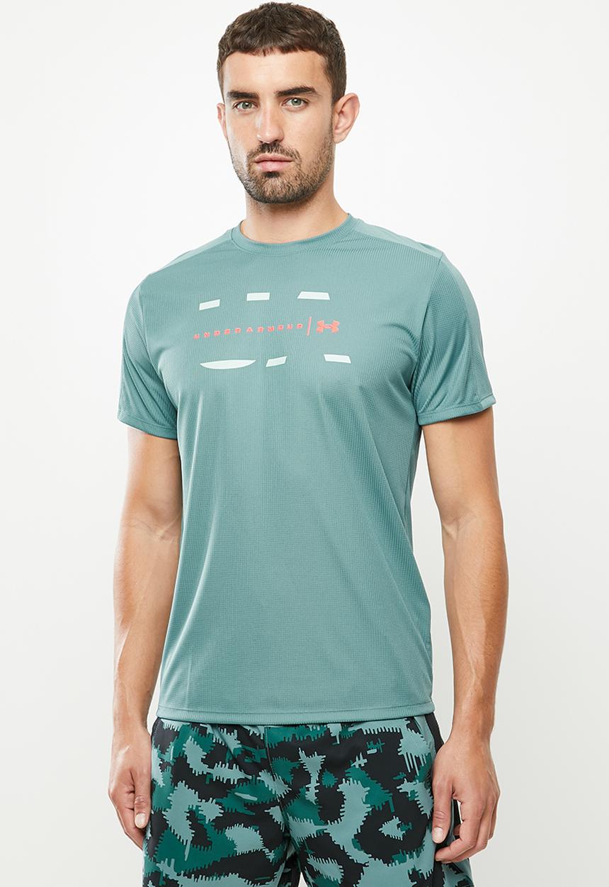 Under Armour - Ua speed stride attitude short sleeve tee - blue