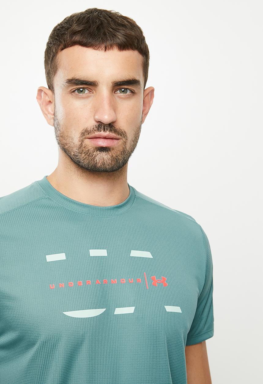 Under Armour - Ua speed stride attitude short sleeve tee - blue