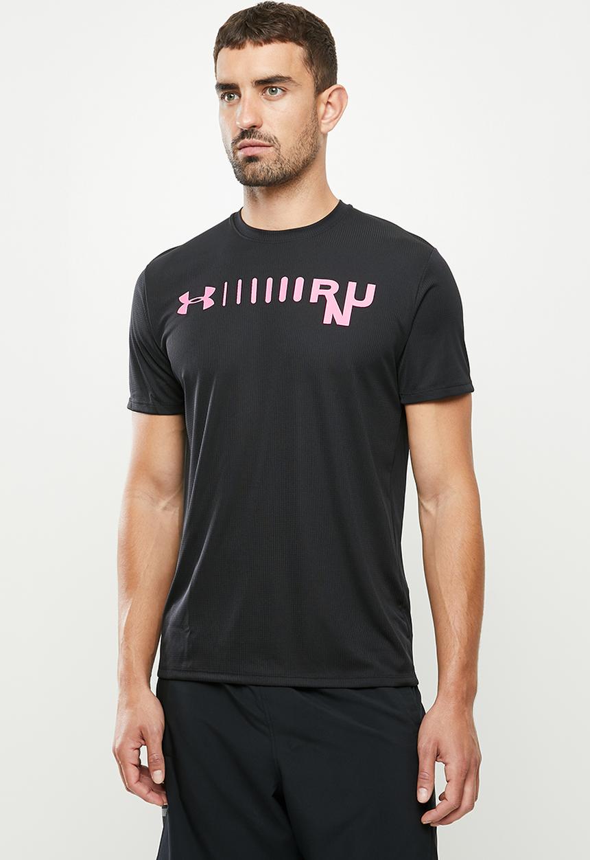 Under Armour - M ua speed stride graphic short sleeve tee - black