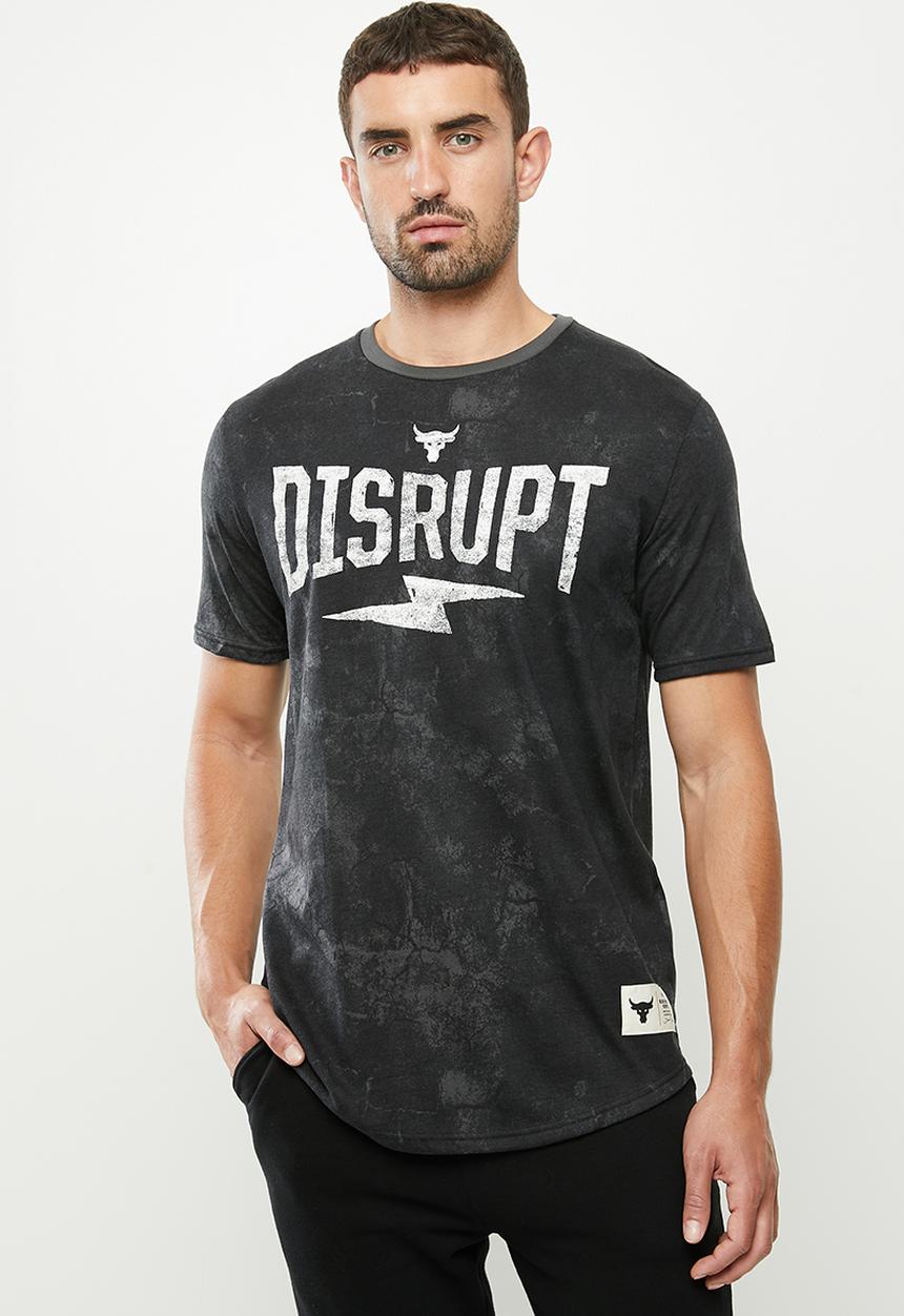 Under Armour - UA Project ROCK disrupt short sleeve tee - black