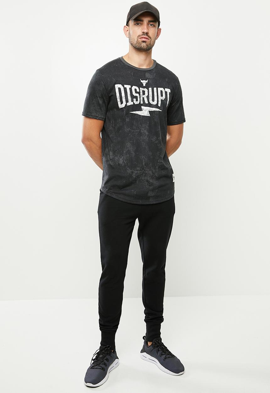 Under Armour - UA Project ROCK disrupt short sleeve tee - black