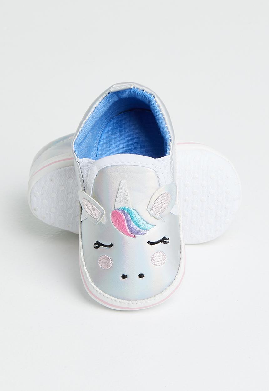 Pop Candy - Unicorn slip on - silver