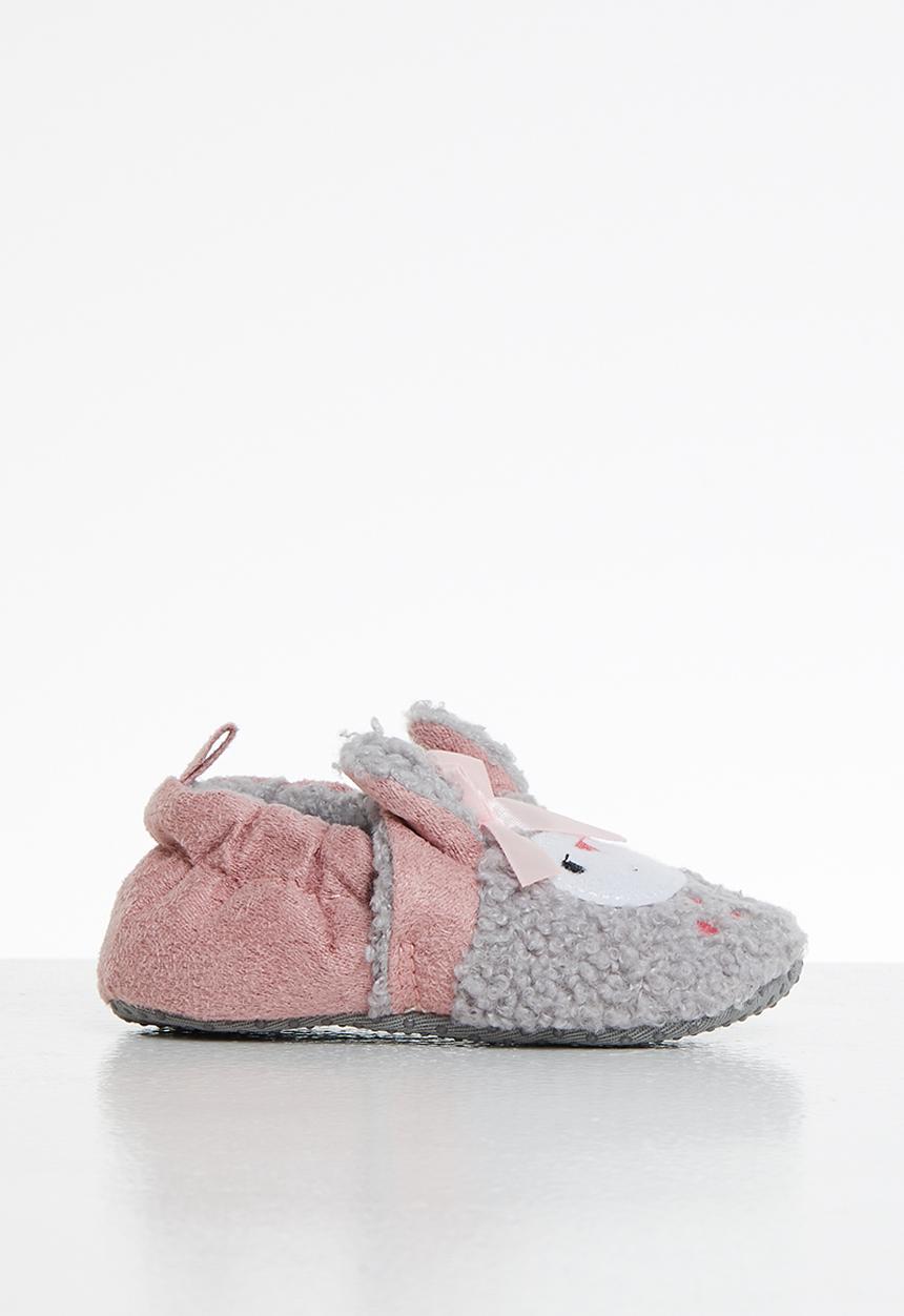 Pop Candy - Girls rabbit slip on - pink