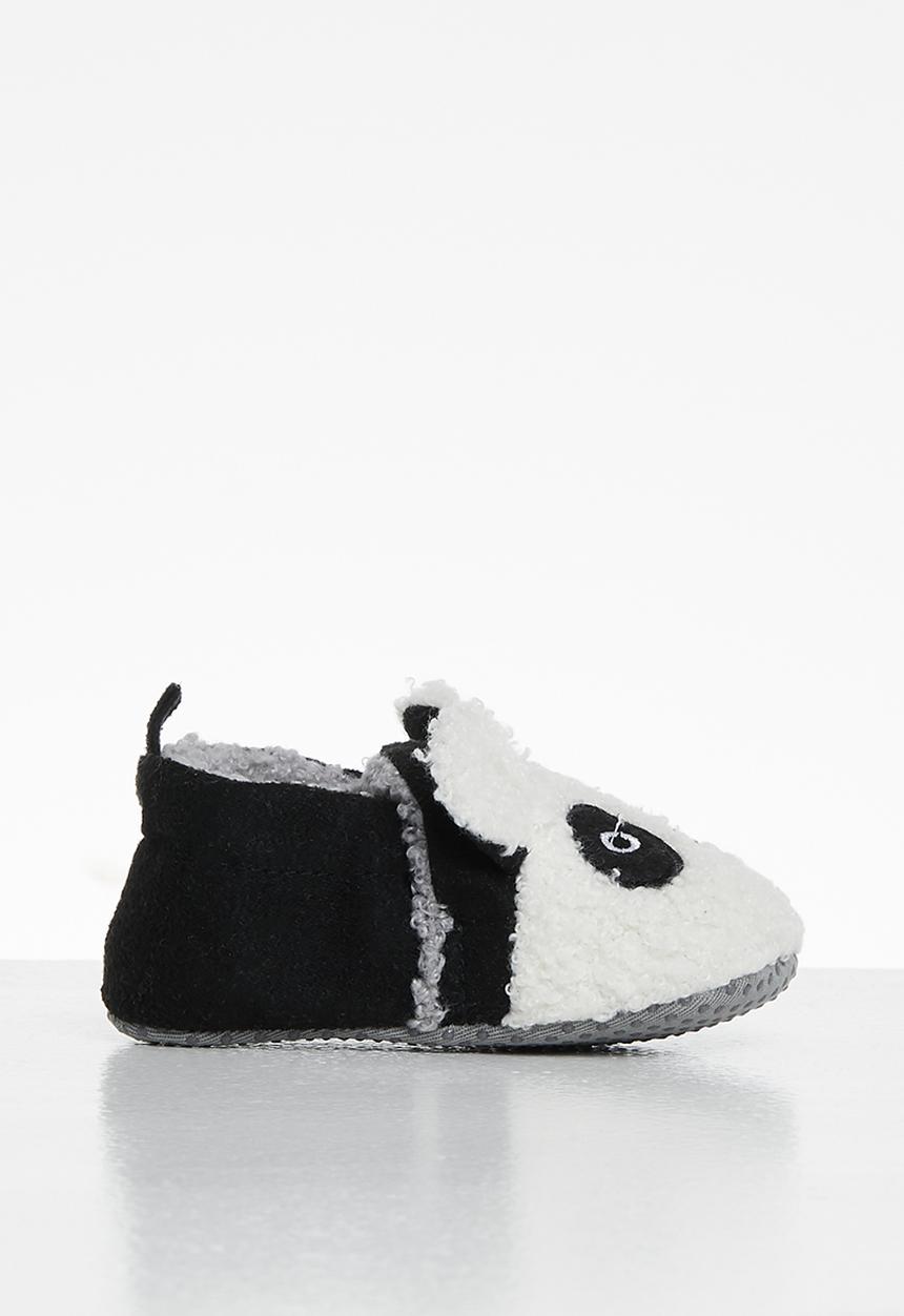 Pop Candy - Panda slip on - black & white