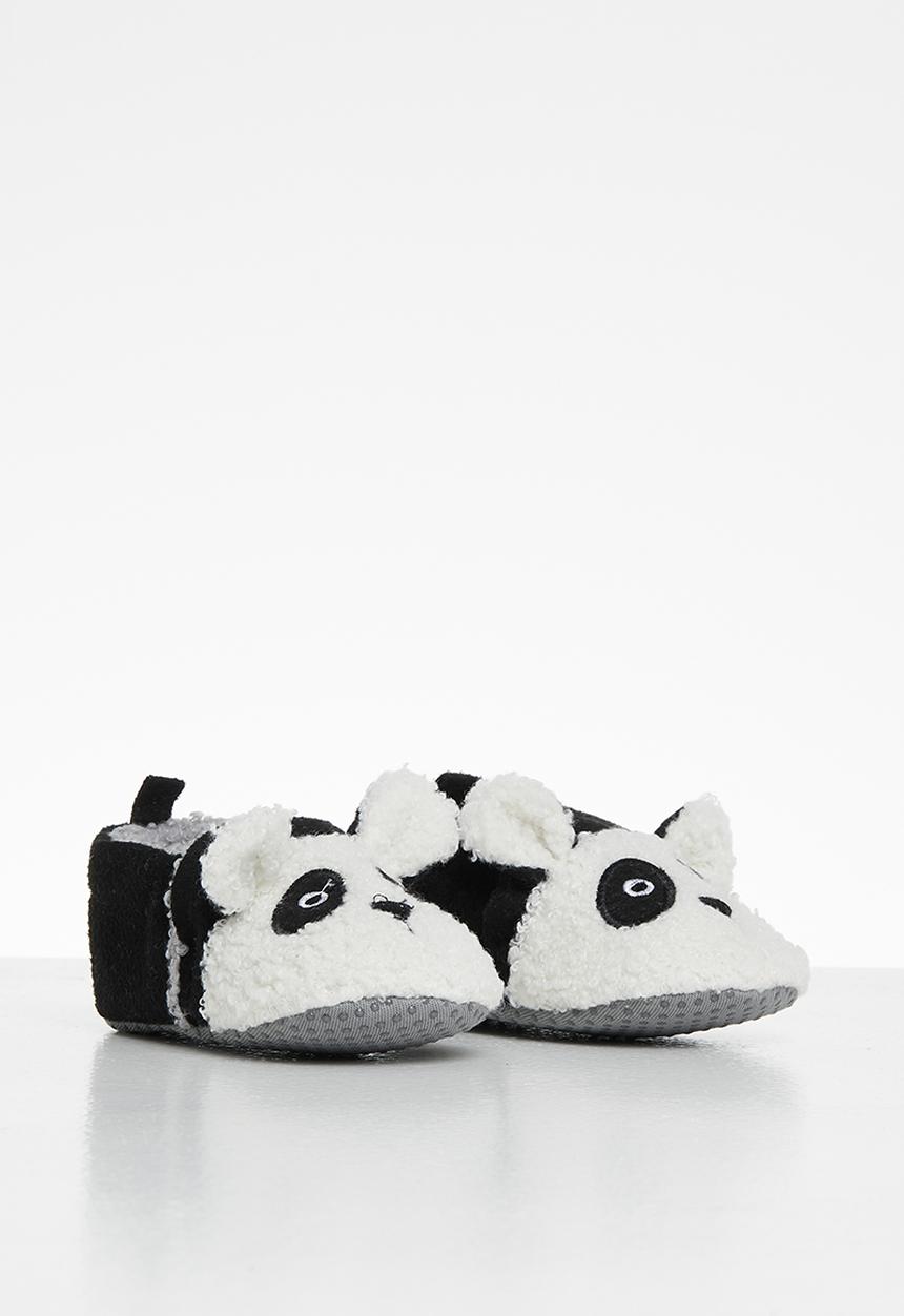 Pop Candy - Panda slip on - black & white