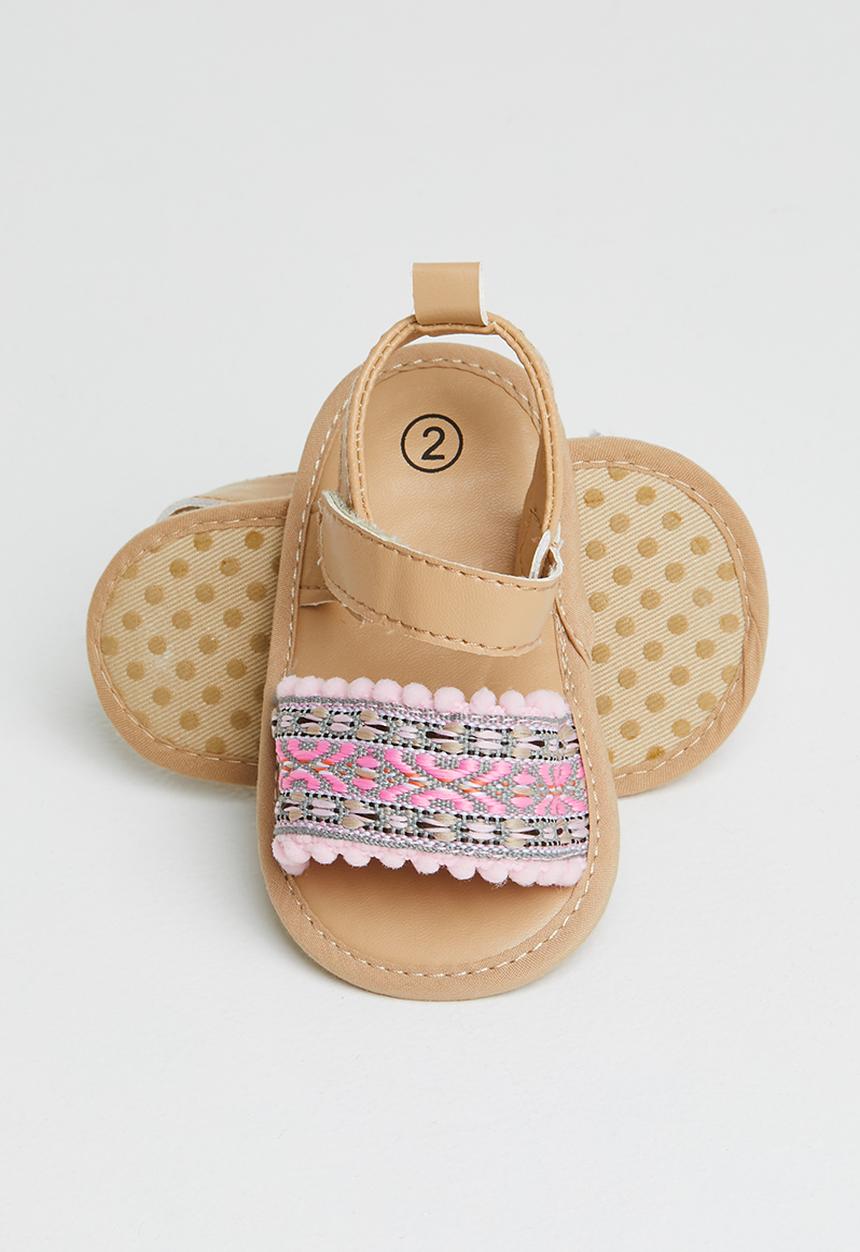 Pop Candy - Boho embroidered sandal - multi