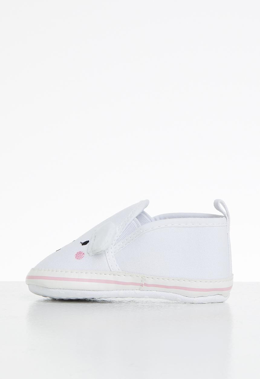 Pop Candy - Bear slip on - white