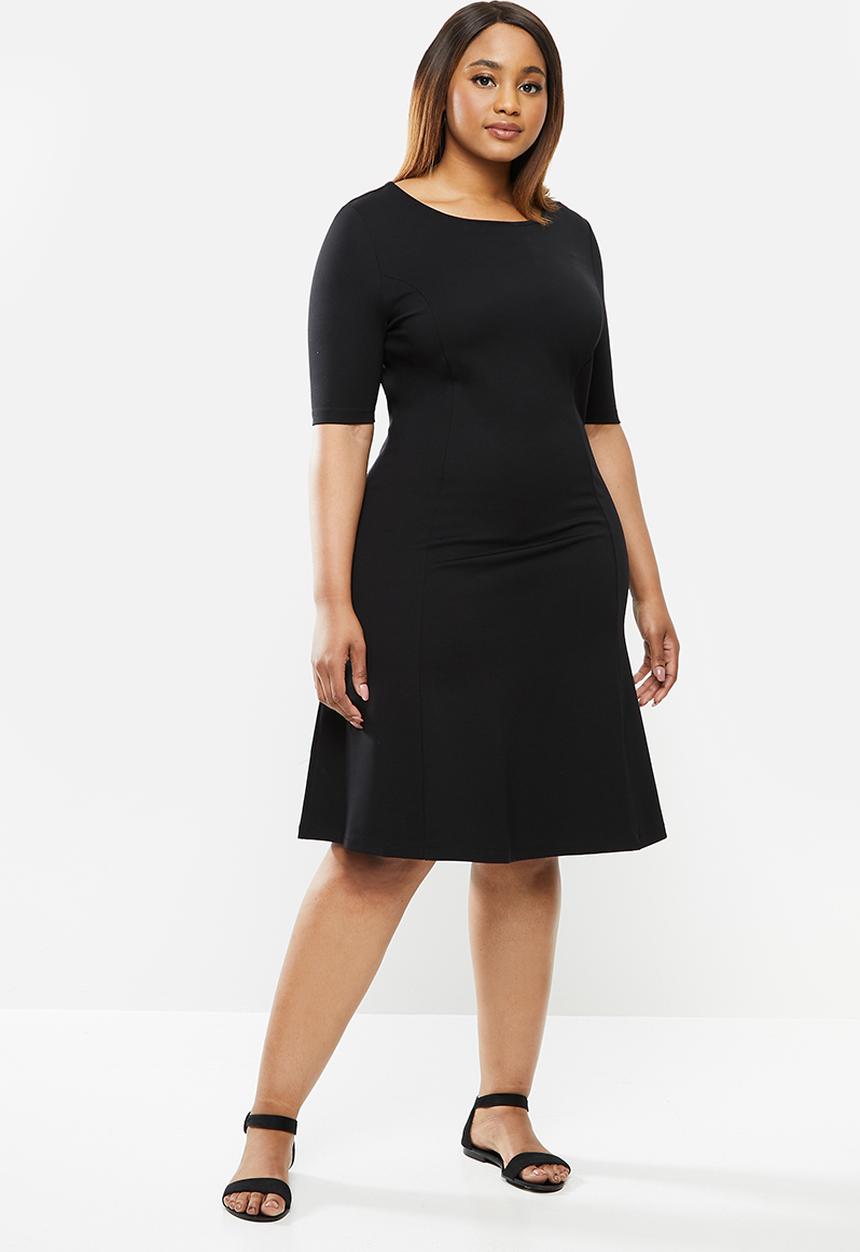 POLO - Plus Braxton ms business dress - black