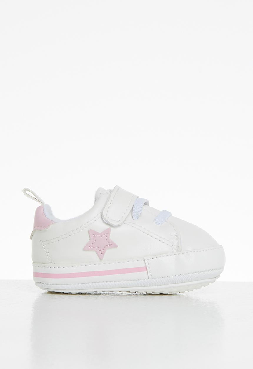Pop Candy - Girls star sneaker - white & pink