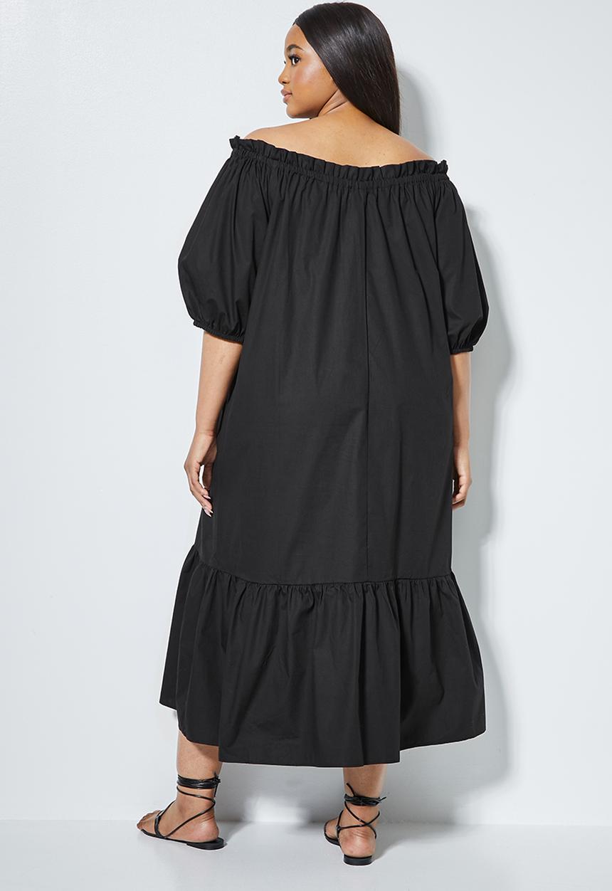 Superbalist - Off the shoulder maxi dress - black