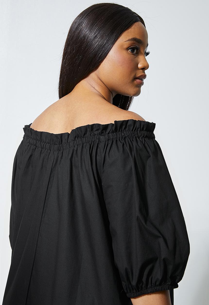 Superbalist - Off the shoulder maxi dress - black
