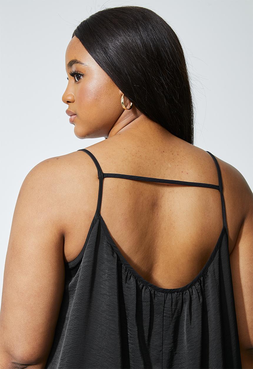 Superbalist - Back detail volume maxi  - black