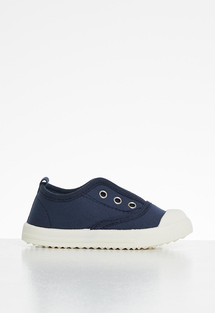 Pop Candy - Boys laceless sneaker - navy