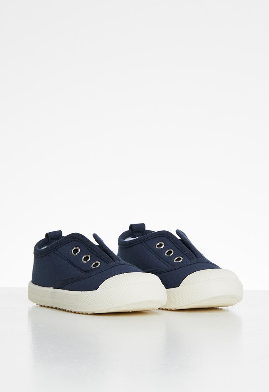 Pop Candy - Boys laceless sneaker - navy