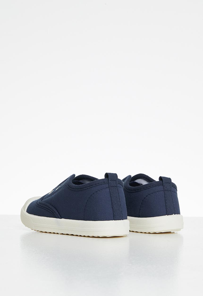 Pop Candy - Boys laceless sneaker - navy