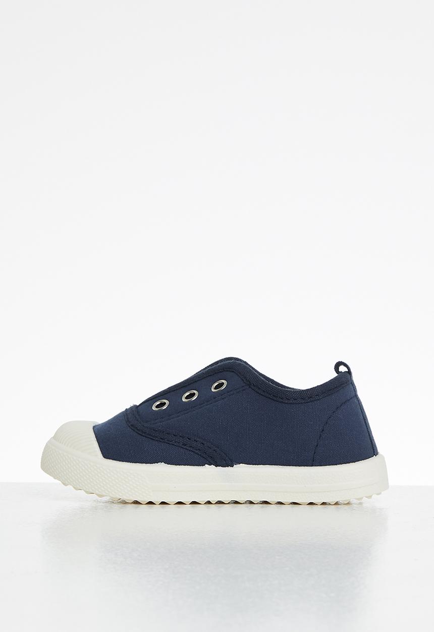 Pop Candy - Boys laceless sneaker - navy