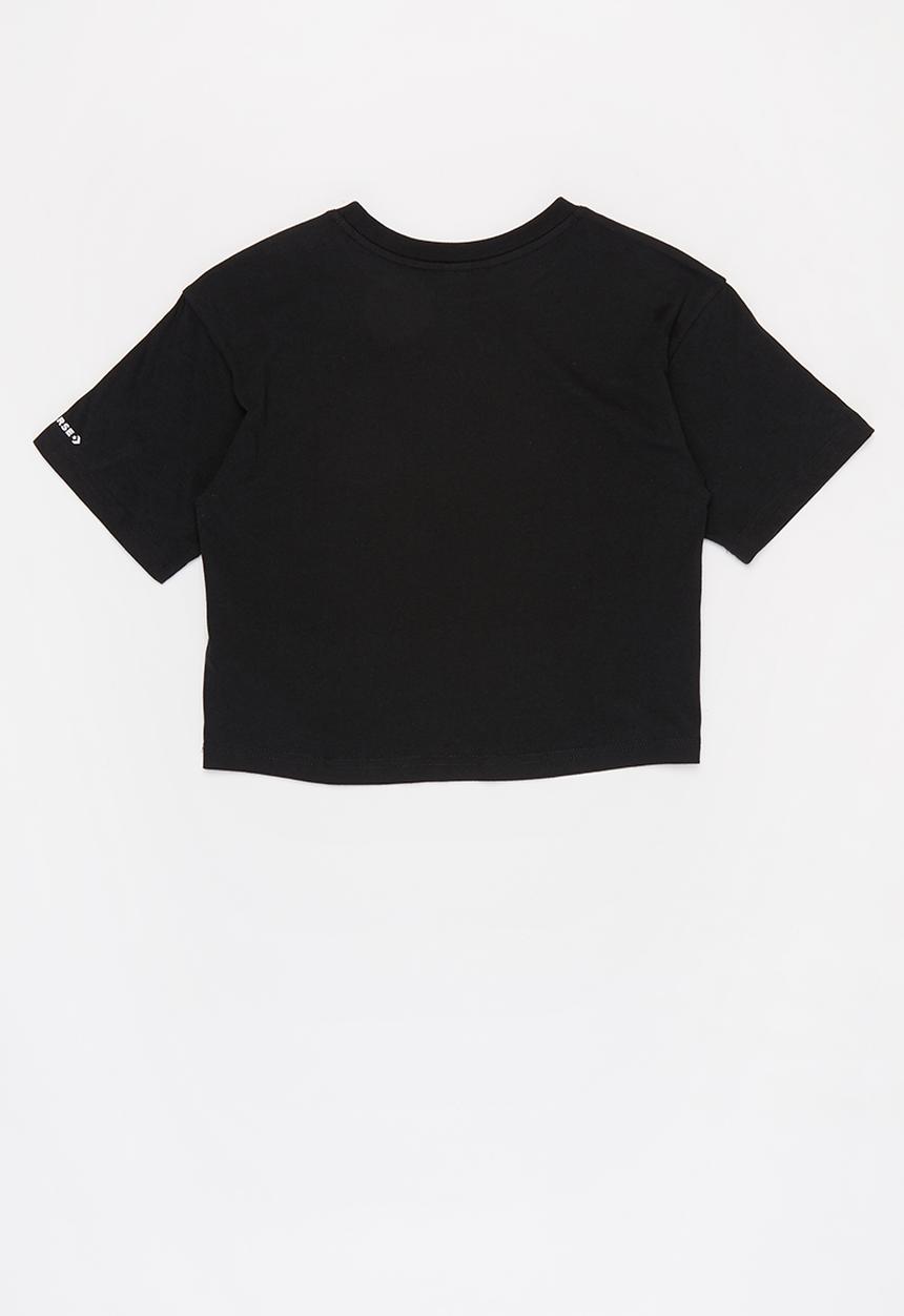 Converse - Cnvg faux sequin chuck boxy tee - black