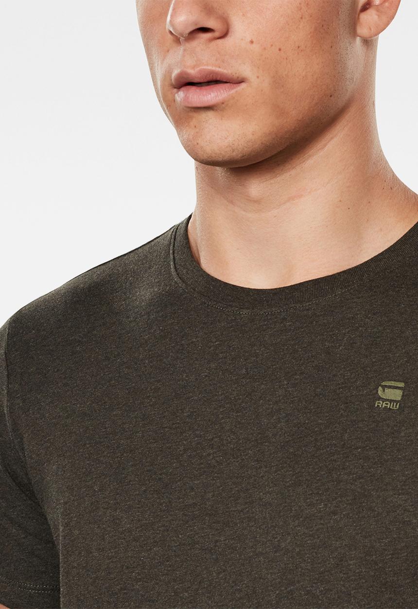 G-STAR - Base-s r t short sleeve - asfalt heather