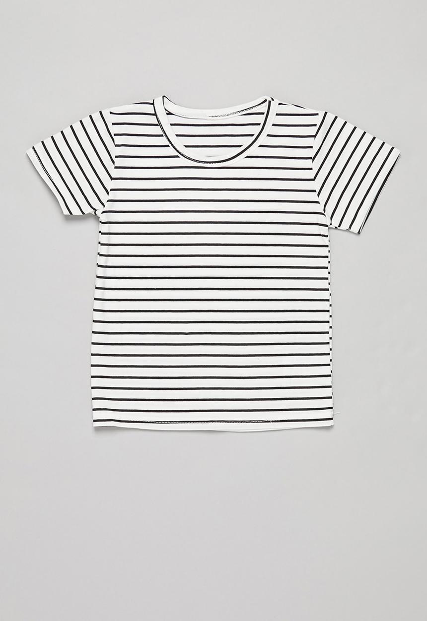 Pop Candy - Boys tee & dungaree set - blue