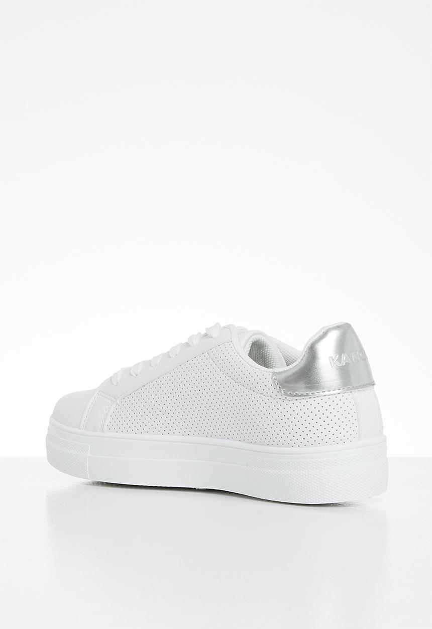 KANGOL - Cara sneaker - white/silver