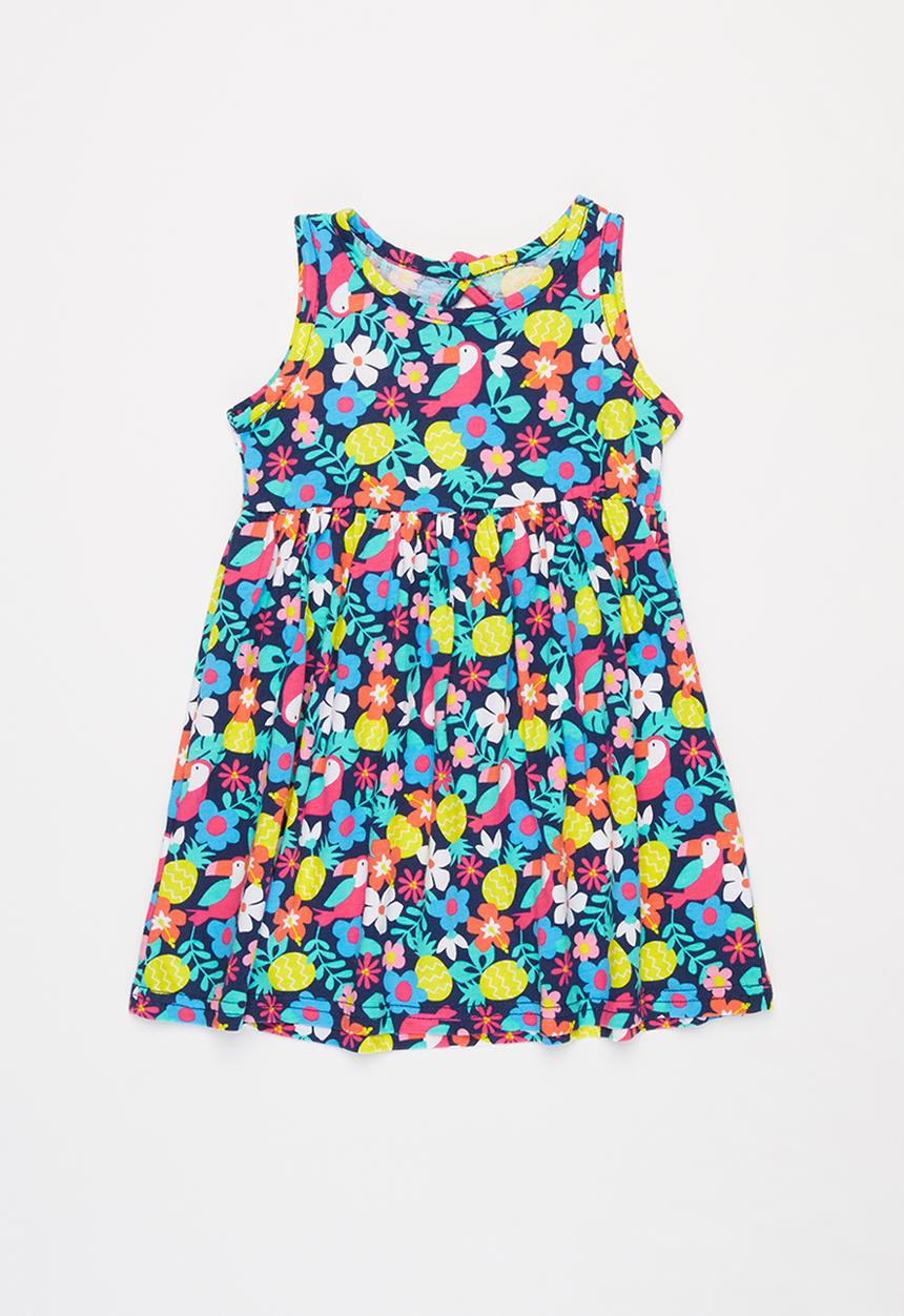 Pop Candy - Girls printed sleeveless dress - multi