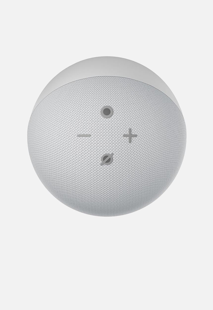 Amazon - Amazon Echo Dot 4th Generation Smart Speaker - Glacier White