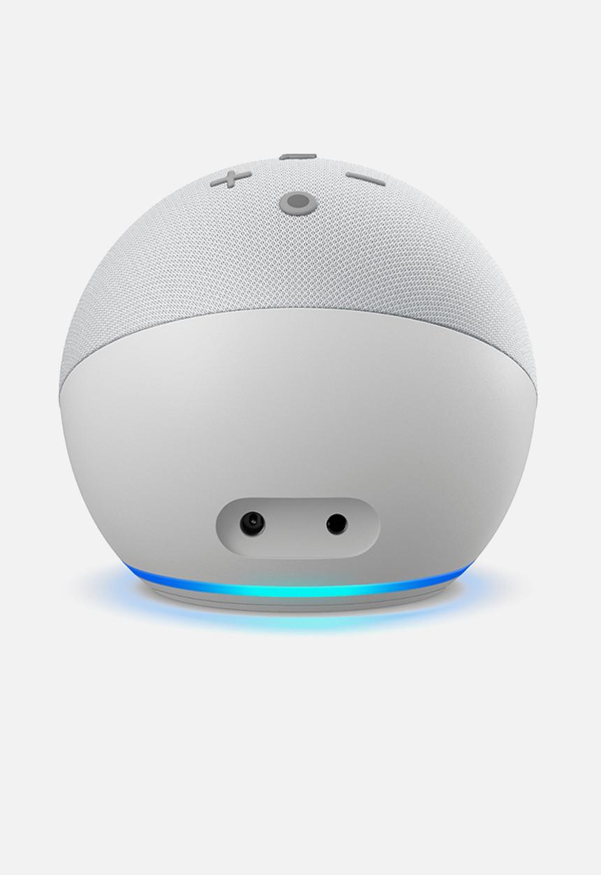 Amazon - Amazon Echo Dot 4th Generation Smart Speaker - Glacier White