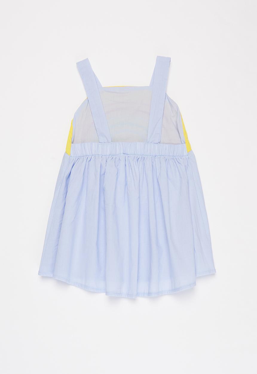 Pop Candy - Girls rainbow dress - blue